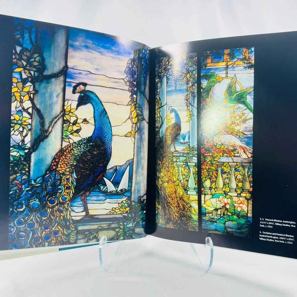 Masterworks of Louis Comfort Tiffany Hardcover Book '89 Art Nouveau Coffee Table